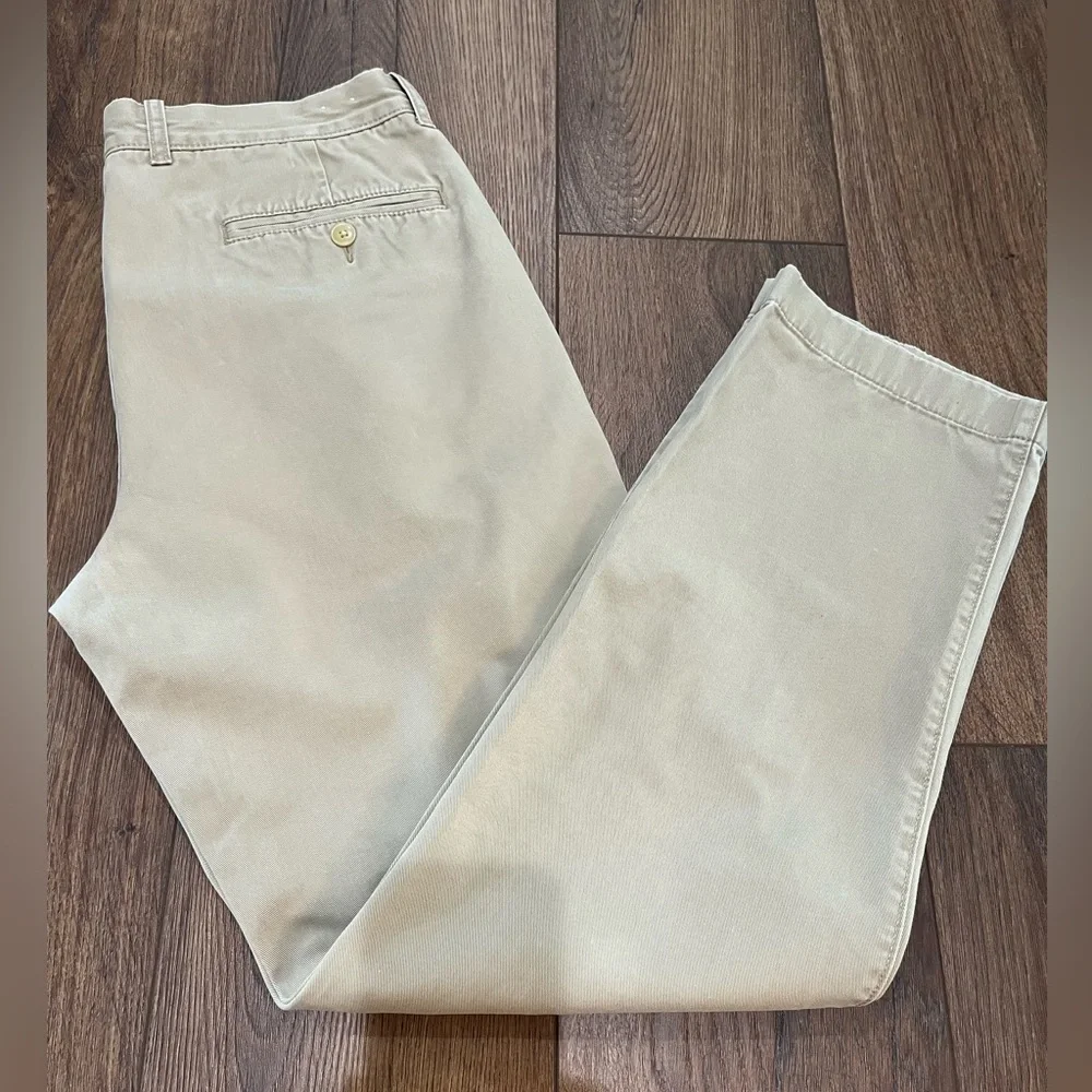 J.Crew Classic Fit Men’s Khaki Chino Pants Cotton Straight Leg Size 32x32(32x31)